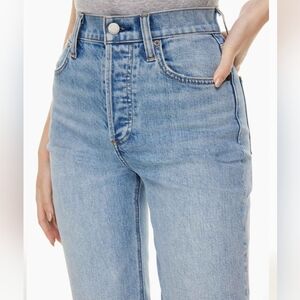 Aritzia Denim Forum The Arlo High Rise Straight Jeans